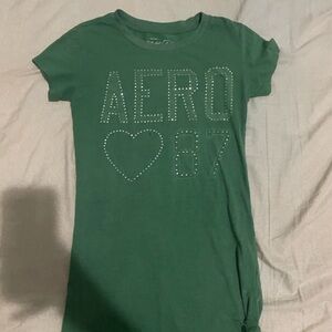 2 AERO SHIRTS‼️ Aeropostale Light Blue Tee & Aeropostale Light Green Tee